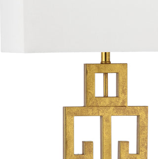 Safavieh Greek Key LIT4305A Antique Gold Lamp Main On