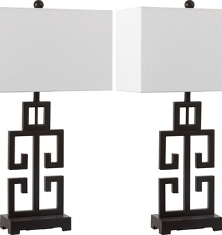 Safavieh Greek Key LIT4305B Oil Rub Bronze Lamp main image