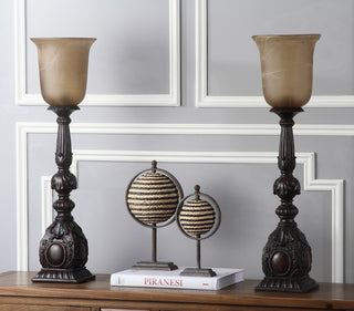 Safavieh Dion Artifact LIT4311A Oil Rub Bronze Lamp Main Off