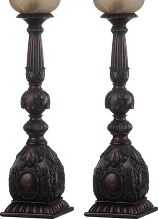 Safavieh Dion Artifact LIT4311A Oil Rub Bronze Lamp Main On