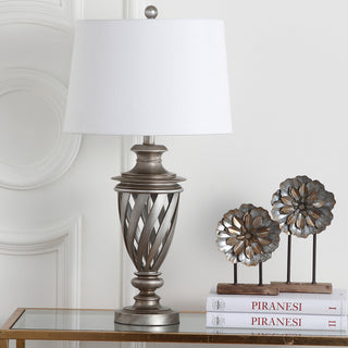 Safavieh Byron LIT4322A Antique Silver Lamp Main Off