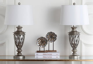 Safavieh Byron LIT4322A Antique Silver Lamp main image
