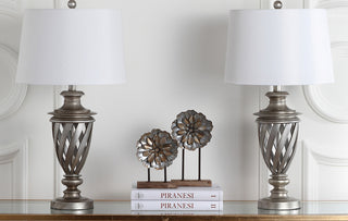 Safavieh Byron LIT4322A Antique Silver Lamp Main Off