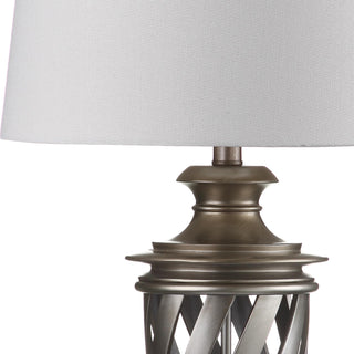 Safavieh Byron LIT4322A Antique Silver Lamp Main On