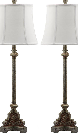 Safavieh Rimini LIT4324A Antique Silver Lamp Main On