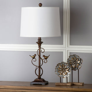 Safavieh Birdsong LIT4325A Oil Rub Bronze Lamp Room Scene Off Feature