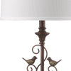 Safavieh Birdsong LIT4325A Oil Rub Bronze Lamp Main On
