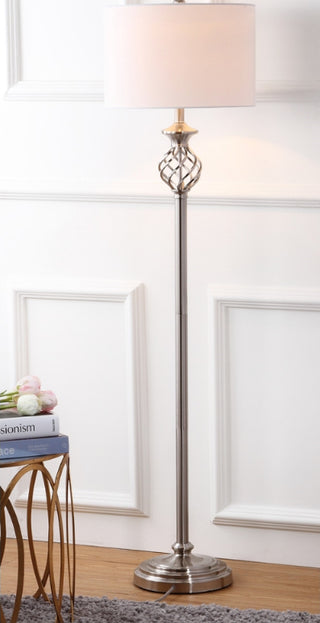 Safavieh Sophia LIT4329A Pewter Lamp Room Scene On Feature