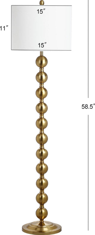 Safavieh Reflections LIT4330B Brass Lamp main image