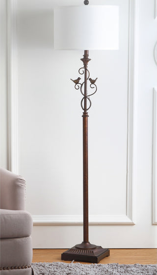 Safavieh Birdsong LIT4338A Oil Rub Bronze Lamp Room Scene Off Feature