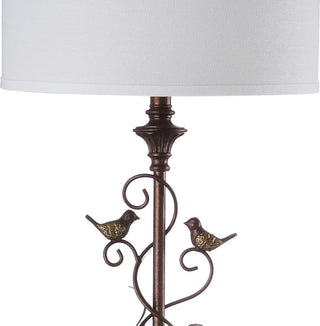 Safavieh Birdsong LIT4338A Oil Rub Bronze Lamp Main On
