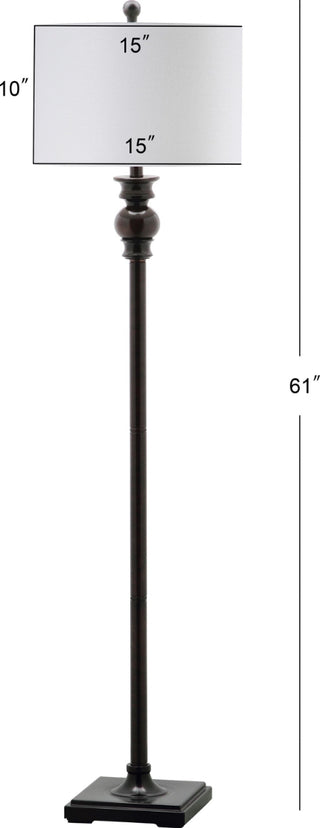 Safavieh Alphie LIT4344A Ebony Lamp main image
