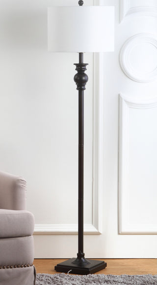 Safavieh Alphie LIT4344A Ebony Lamp Room Scene Off Feature
