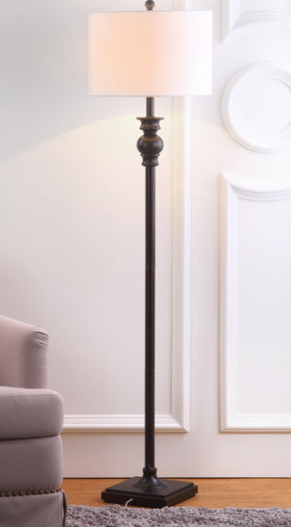 Safavieh Alphie LIT4344A Ebony Lamp Room Scene On Feature
