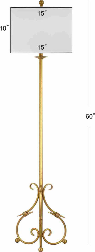 Safavieh Elisa LIT4346A Gold Lamp main image