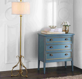 Safavieh Elisa LIT4346A Gold Lamp Room Scene On Feature