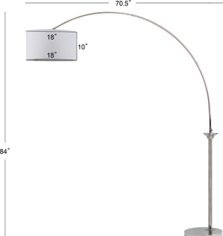 Safavieh Mira LIT4352A Nickle Lamp main image