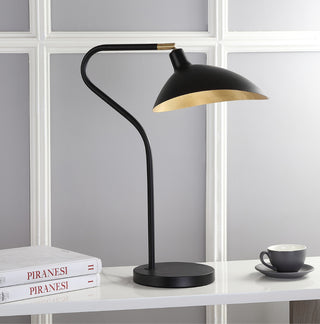 Safavieh Giselle LIT4360B Black / Gold Lamp Room Scene Off Feature