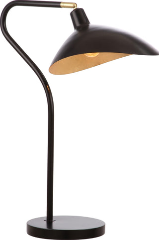 Safavieh Giselle LIT4360B Black / Gold Lamp Main On