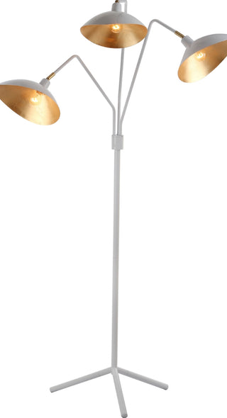 Safavieh Iris LIT4361A White / Gold Lamp Main On