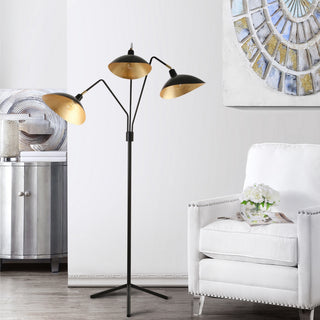Safavieh Iris LIT4361B Black / Gold Lamp Room Scene Off Feature