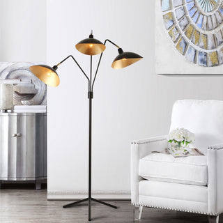 Safavieh Iris LIT4361B Black / Gold Lamp Room Scene On Feature