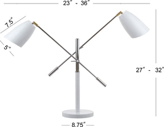 Safavieh Mavis LIT4363A White / Gold Lamp main image