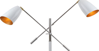 Safavieh Mavis LIT4363A White / Gold Lamp Main On