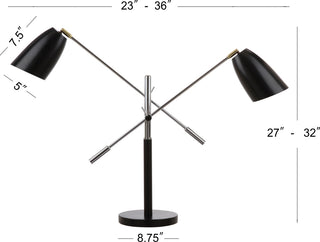 Safavieh Mavis LIT4363B Black / Gold Lamp main image