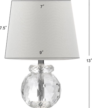 Safavieh Eunice Table Lamp / Clear/Off White LIT4367A Clear Off main image