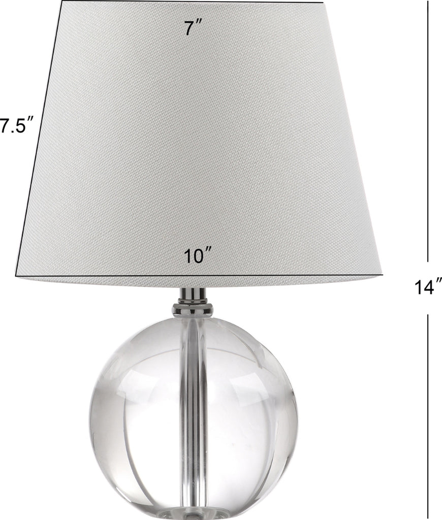 Safavieh Mable LIT4368A Clear / Off White Lamp main image