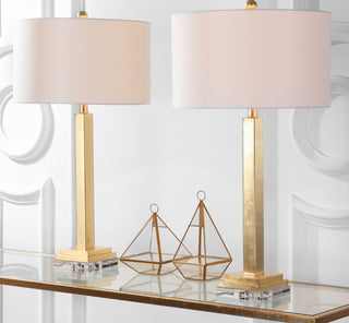 Safavieh Perri LIT4378A Gold / Off White Lamp Room Scene On Feature