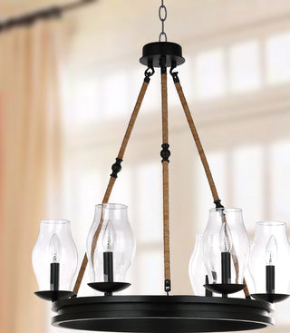 Safavieh Fritz LIT4393A Black Lamp Room Scene Off Feature