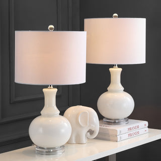 Safavieh Franny LIT4394A Off White Lamp Room Scene On Feature