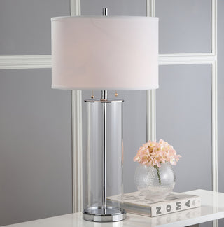 Safavieh Velma LIT4395A Clear / Off White Lamp Room Scene On Feature