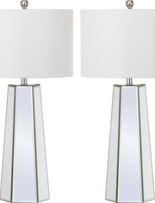 Safavieh Janice LIT4397A Clear / Off White Lamp Main On