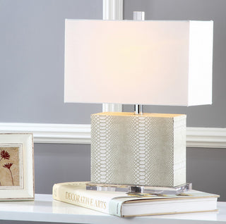 Safavieh Delia LIT4403G Cream / Clear Lamp Room Scene On Feature