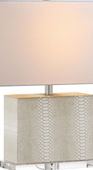 Safavieh Delia LIT4403G Cream / Clear Lamp Main On