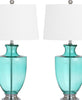 Safavieh Desiree LIT4407A Seafoam Lamp Main On