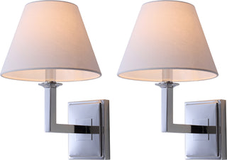 Safavieh Pauline LIT4409A Chrome Lamp Main On