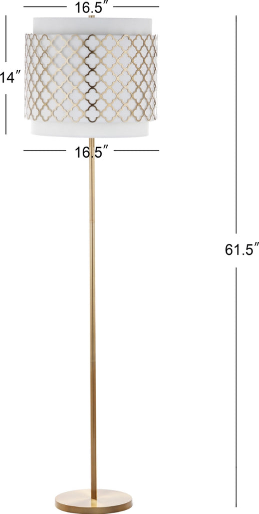 Safavieh Priscilla LIT4415A Gold Leaf Lamp main image