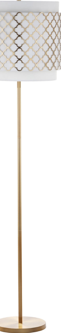 Safavieh Priscilla LIT4415A Gold Leaf Lamp Main Off