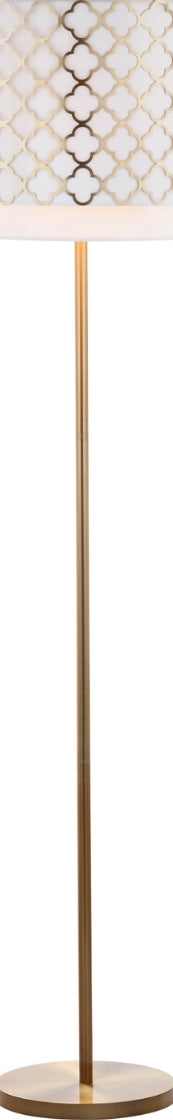 Safavieh Priscilla LIT4415A Gold Leaf Lamp Main On