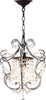 Safavieh Luna LIT4437A Clear / Brown Lamp Main On