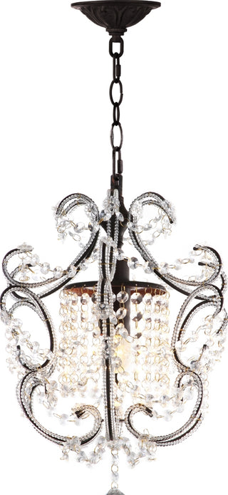 Safavieh Luna LIT4437A Clear / Brown Lamp Main On