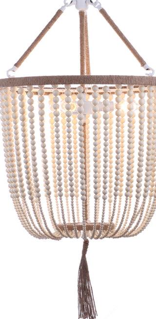 Safavieh Angie Beads LIT4476A Cream Lamp Main On