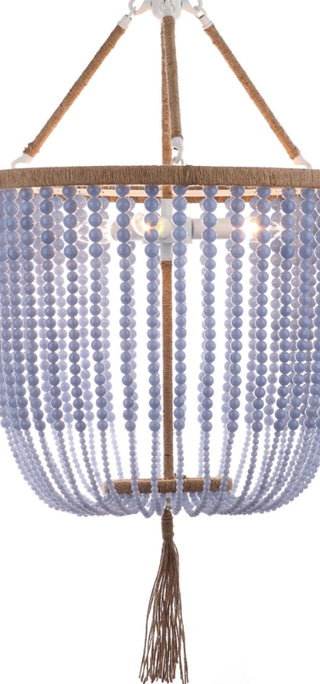 Safavieh Angie Beads LIT4476B Blue Lamp Main On