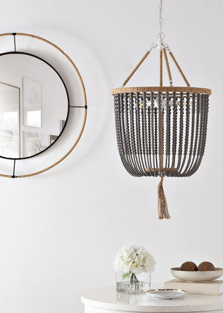 Safavieh Angie Beads LIT4476C Grey Lamp Room Scene Off Feature