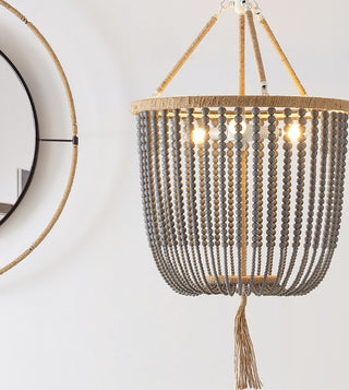 Safavieh Angie Beads LIT4476C Grey Lamp Room Scene On Feature