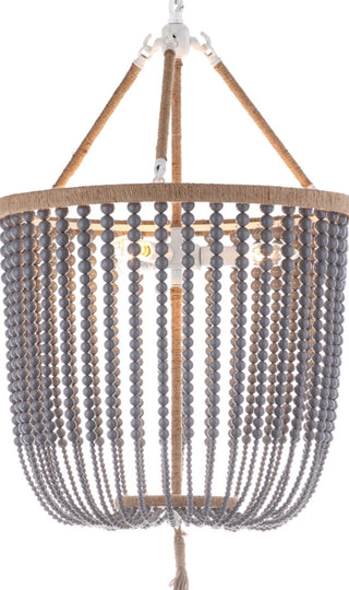 Safavieh Angie Beads LIT4476C Grey Lamp Main On
